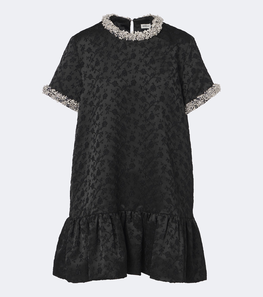 Abito corto Alison in jacquard