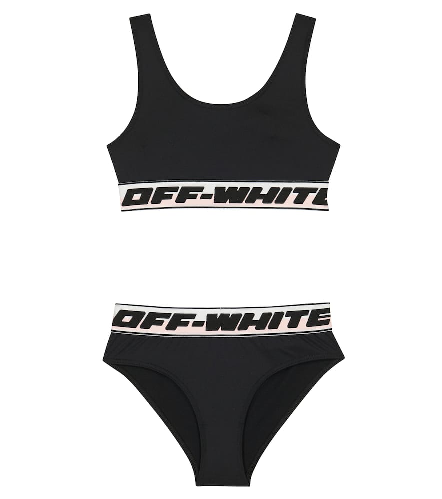 Off-White Kids Logo bikini