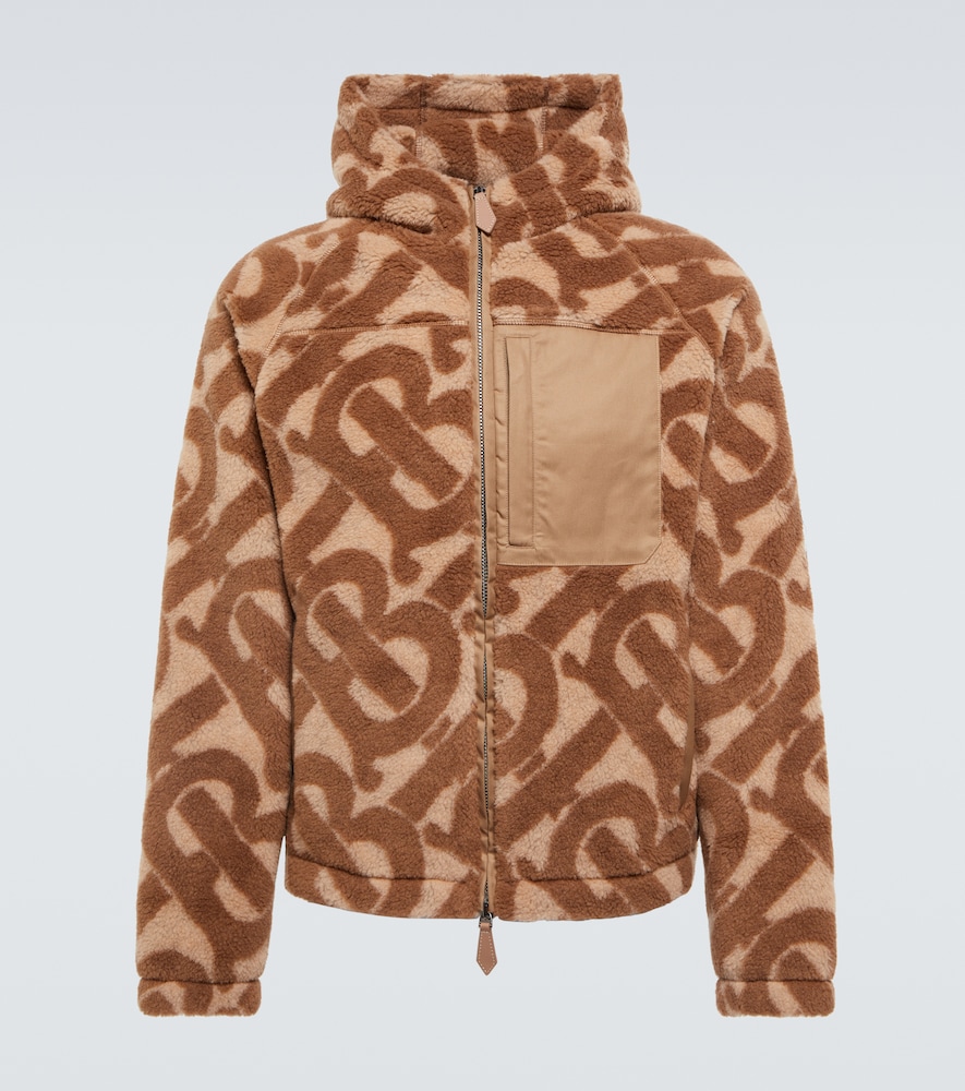Burberry TB Monogram jacquard fleece jacket The Hoxton Trend