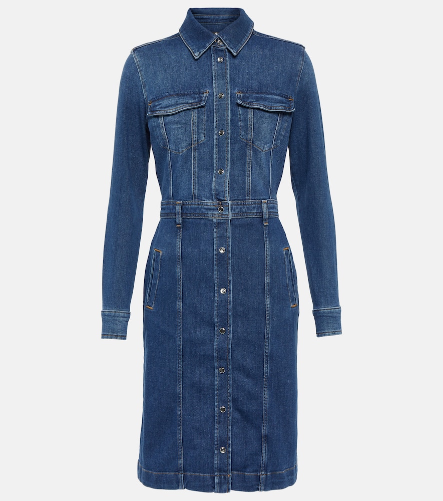 7 For All Mankind Luxe denim shirt dress