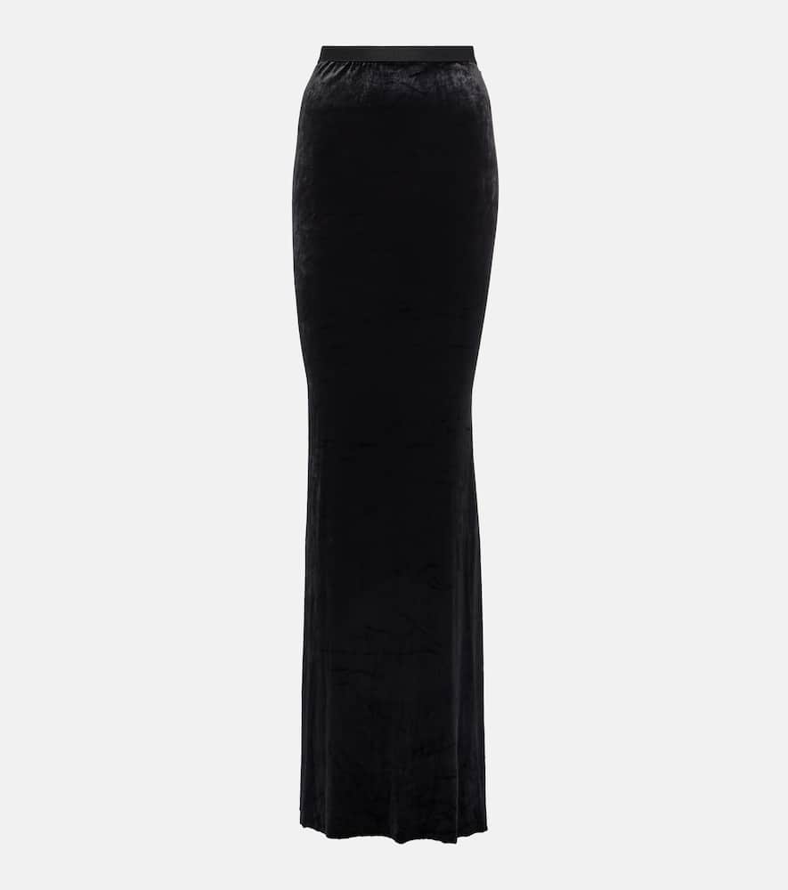 Rick Owens Lilies jersey maxi skirt