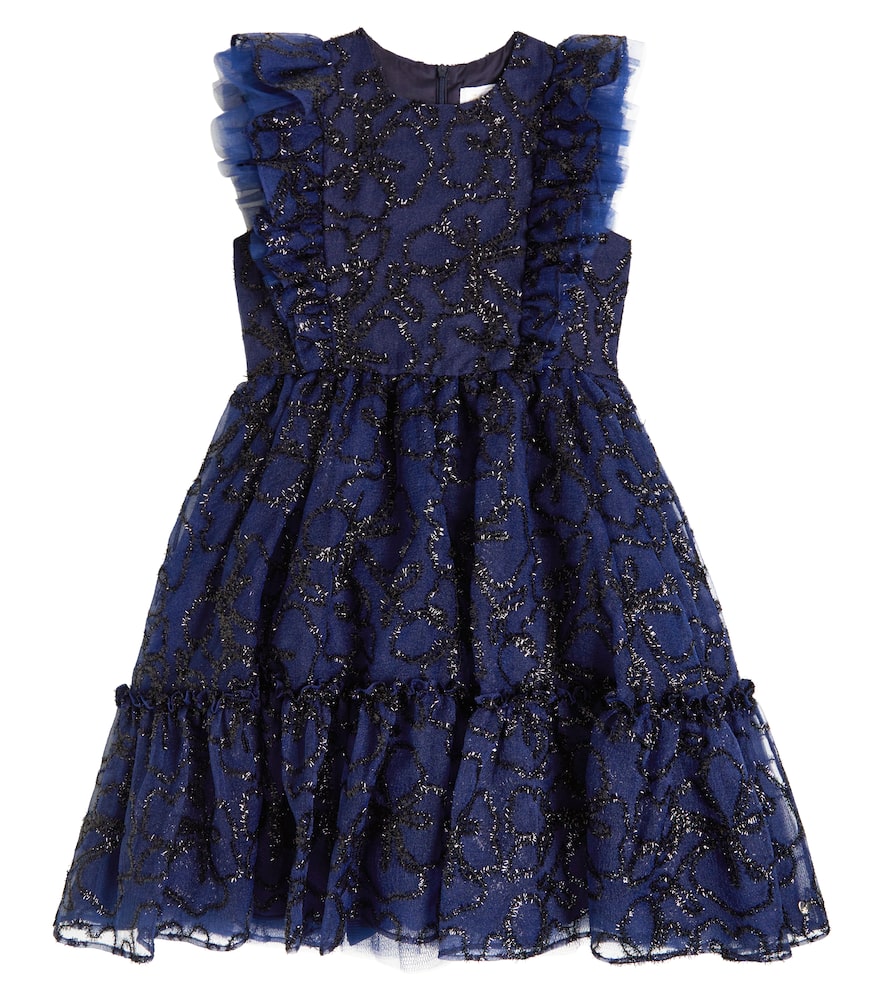 Tartine et Chocolat Embroidered tulle dress