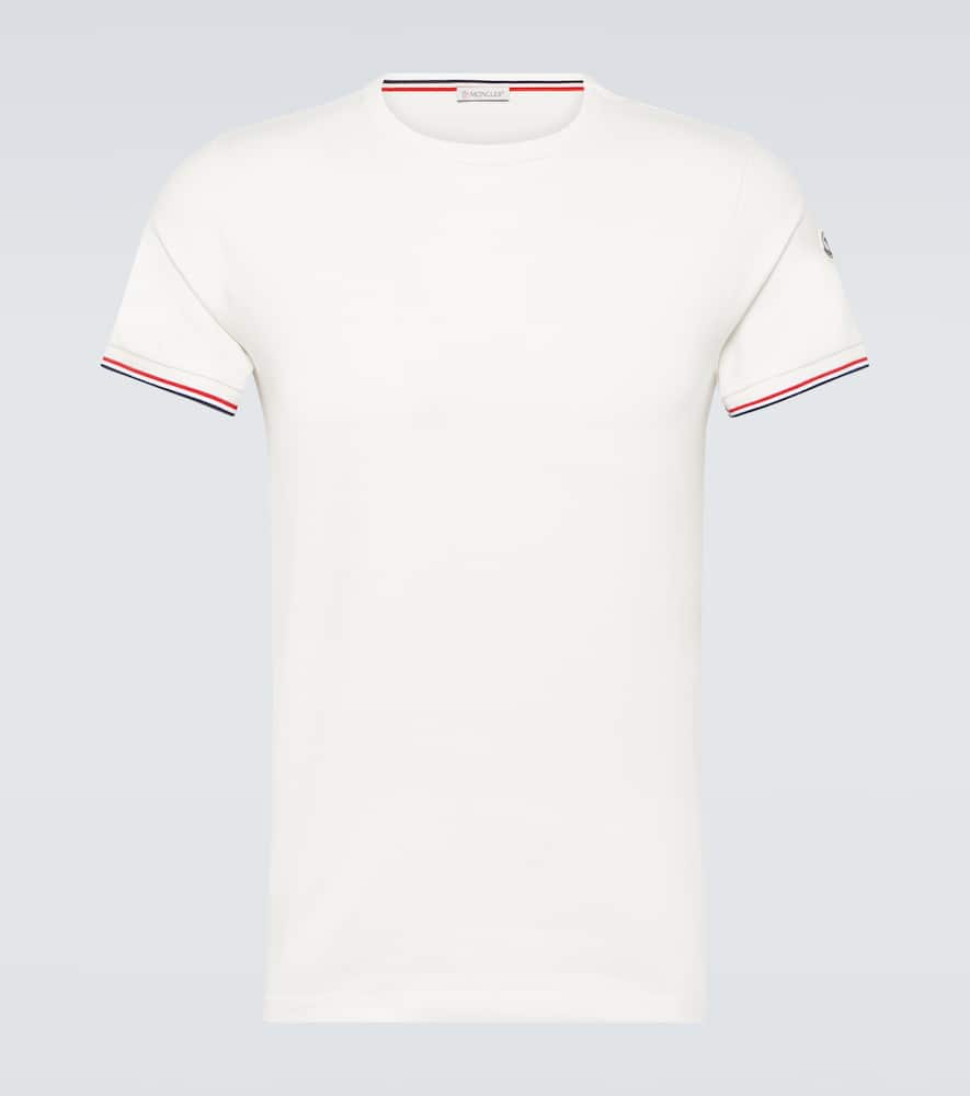 Moncler Cotton-blend jersey T-shirt
