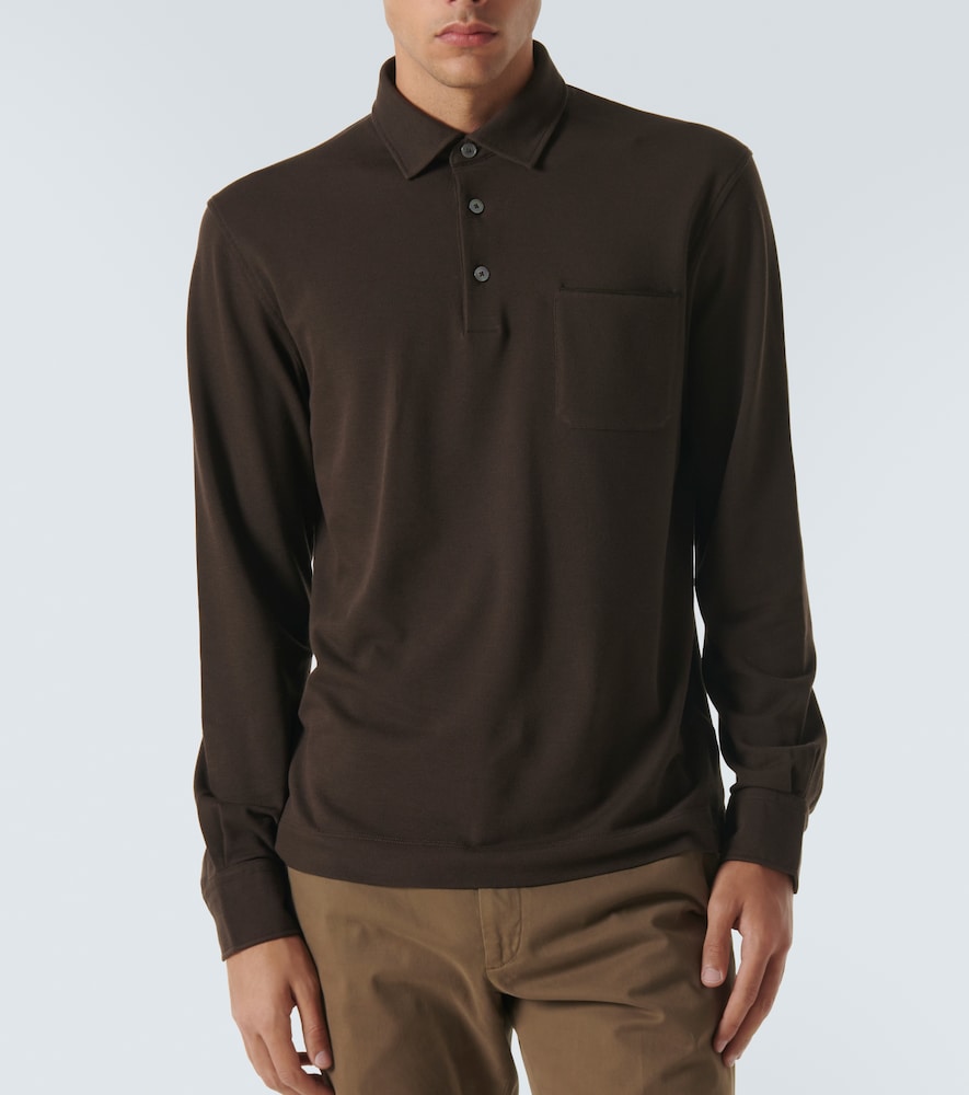  Zegna Zegna Polopullover Aus Baumwoll-piqué 