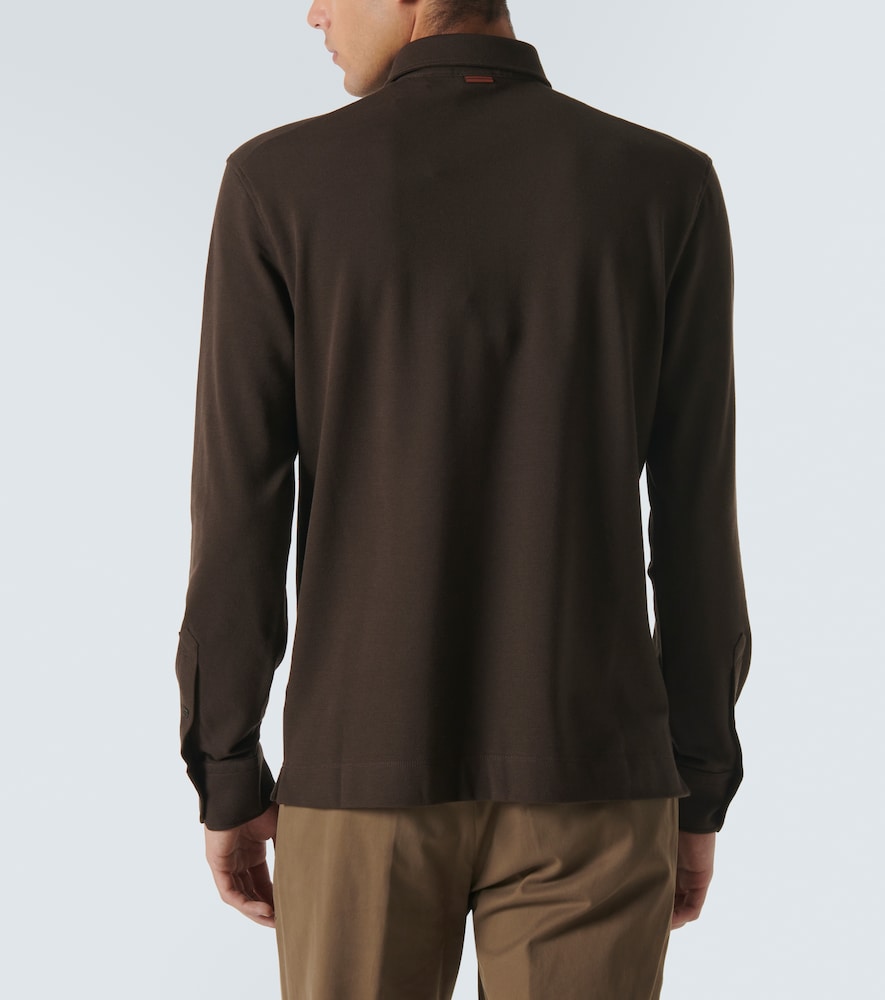  Zegna Zegna Polopullover Aus Baumwoll-piqué 