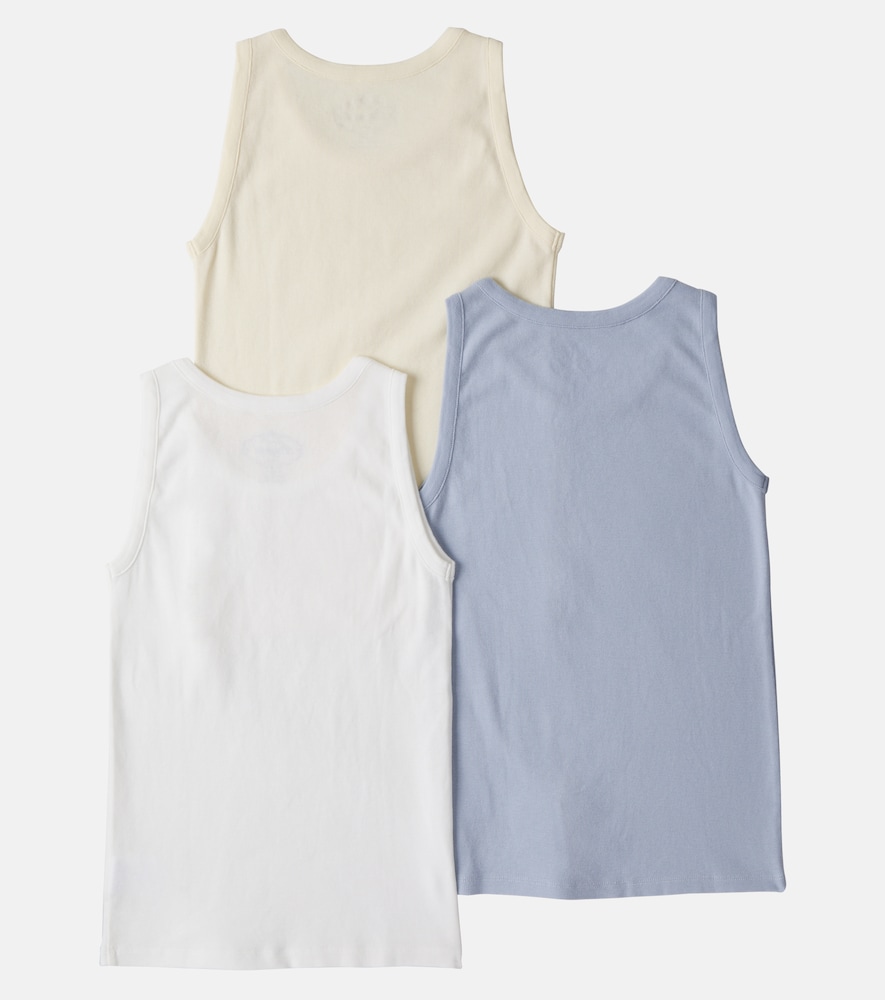  Bonpoint Bonpoint Set Athis De 3 Tanks Tops De Algodón 