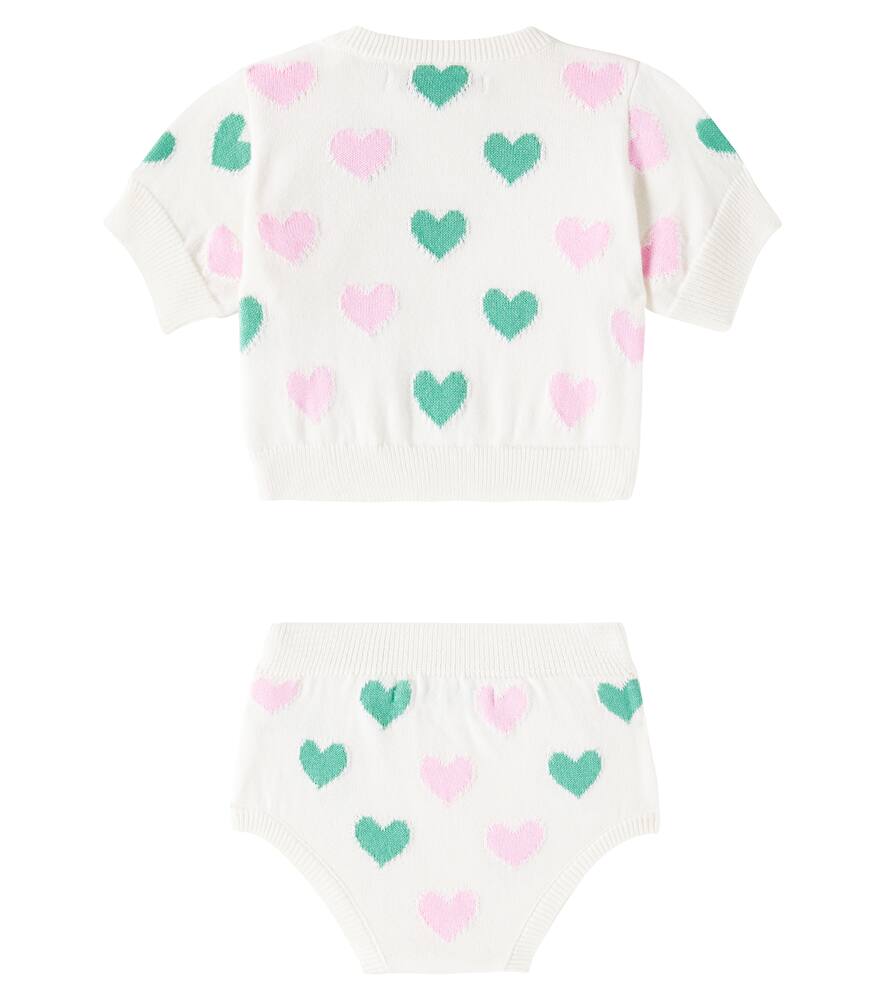 The New Society Baby Oia Cotton Top And Bloomers Set In Multicolor
