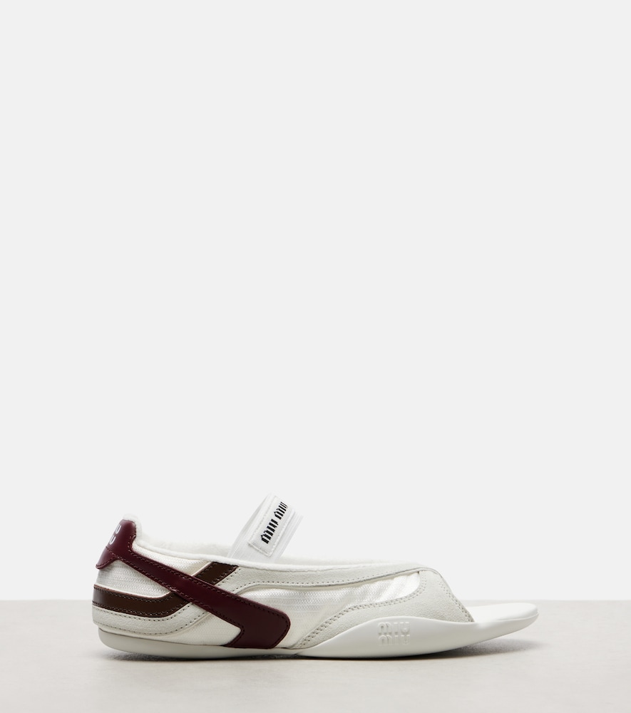  Miu Miu Miu Miu Sandalen Gymnasium Mit Leder 