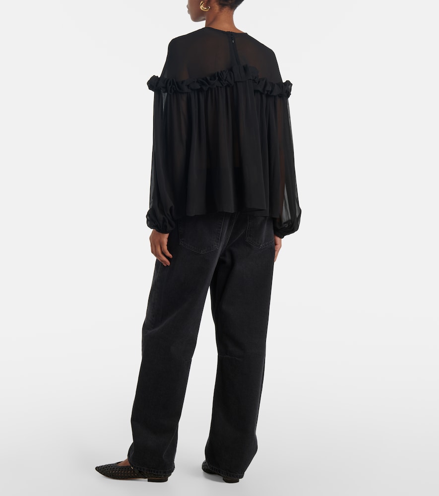  Ulla Johnson Ulla Johnson Top Peggy Aus Seiden-georgette 