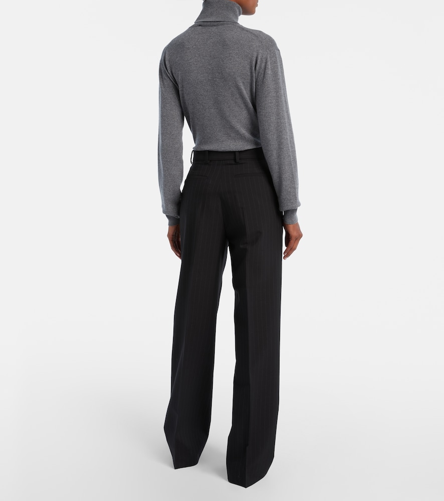 Wool Wide-Leg Pants