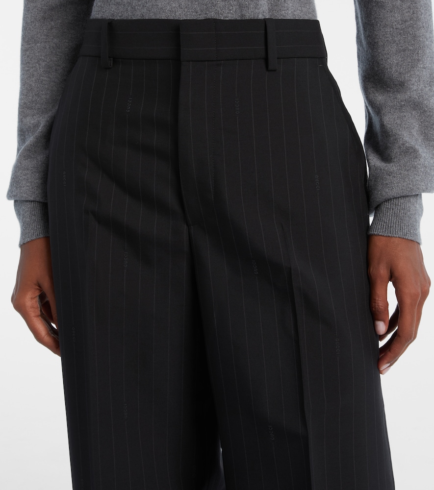 Wool Wide-Leg Pants