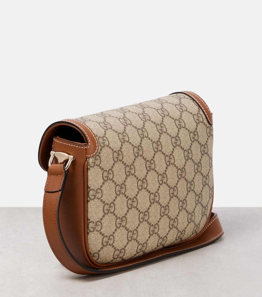 Gucci Horsebit 1955 Small Shoulder Bag In Neutrals