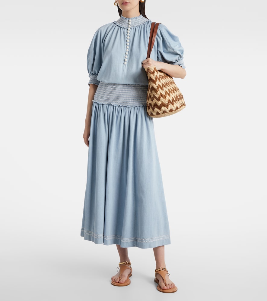  Zimmermann Zimmermann Midirock Ascension Aus Denim 