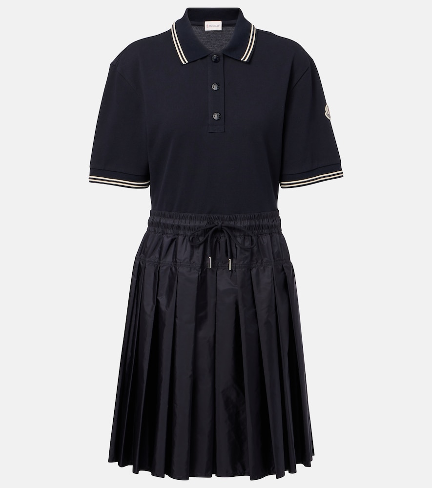 Moncler Technical cotton polo dress