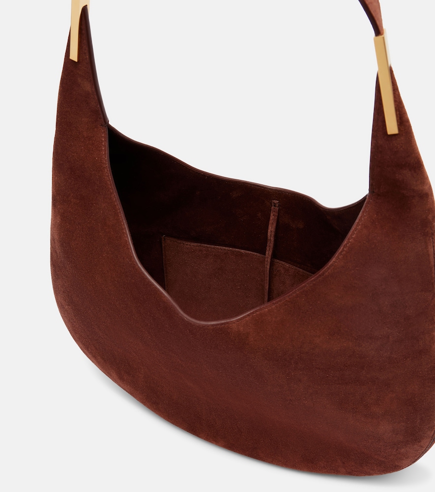  Savette Savette Schultertasche Florence Medium Aus Veloursleder 