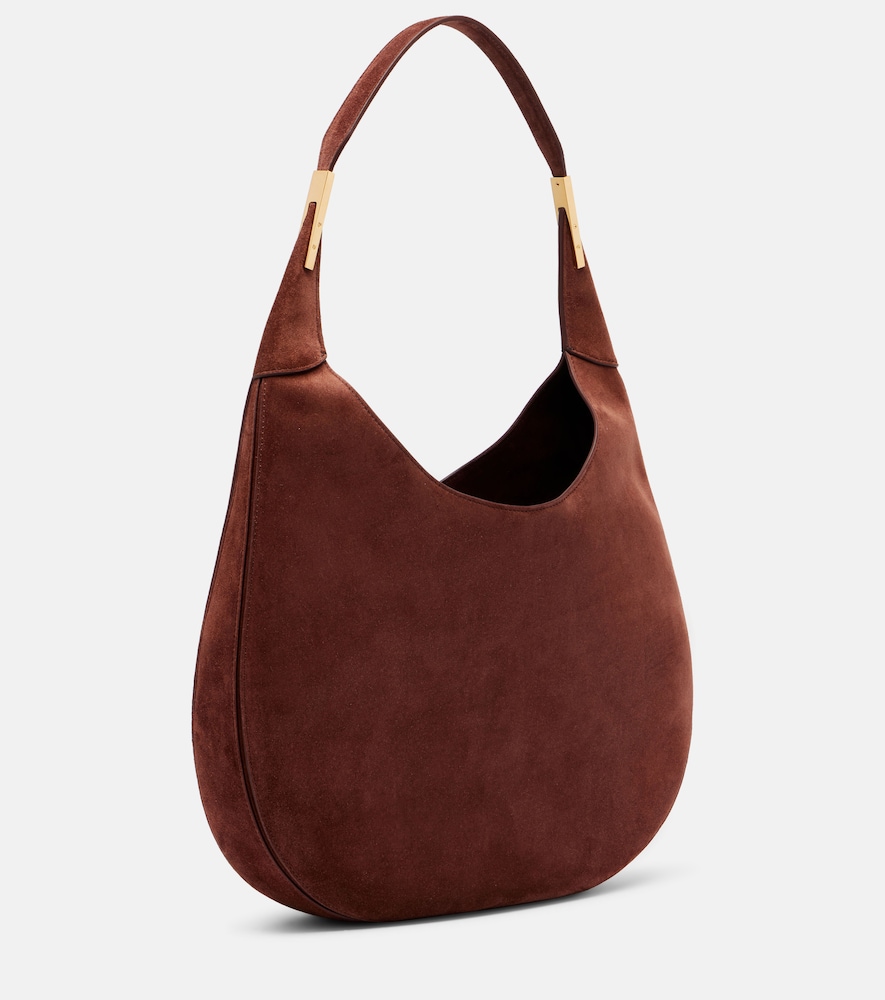  Savette Savette Schultertasche Florence Medium Aus Veloursleder 