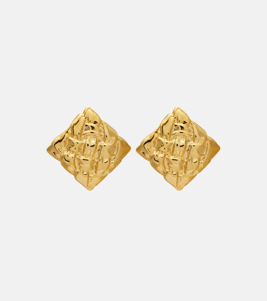 Jennifer Behr Blaine Gold-plated Earrings In Gold