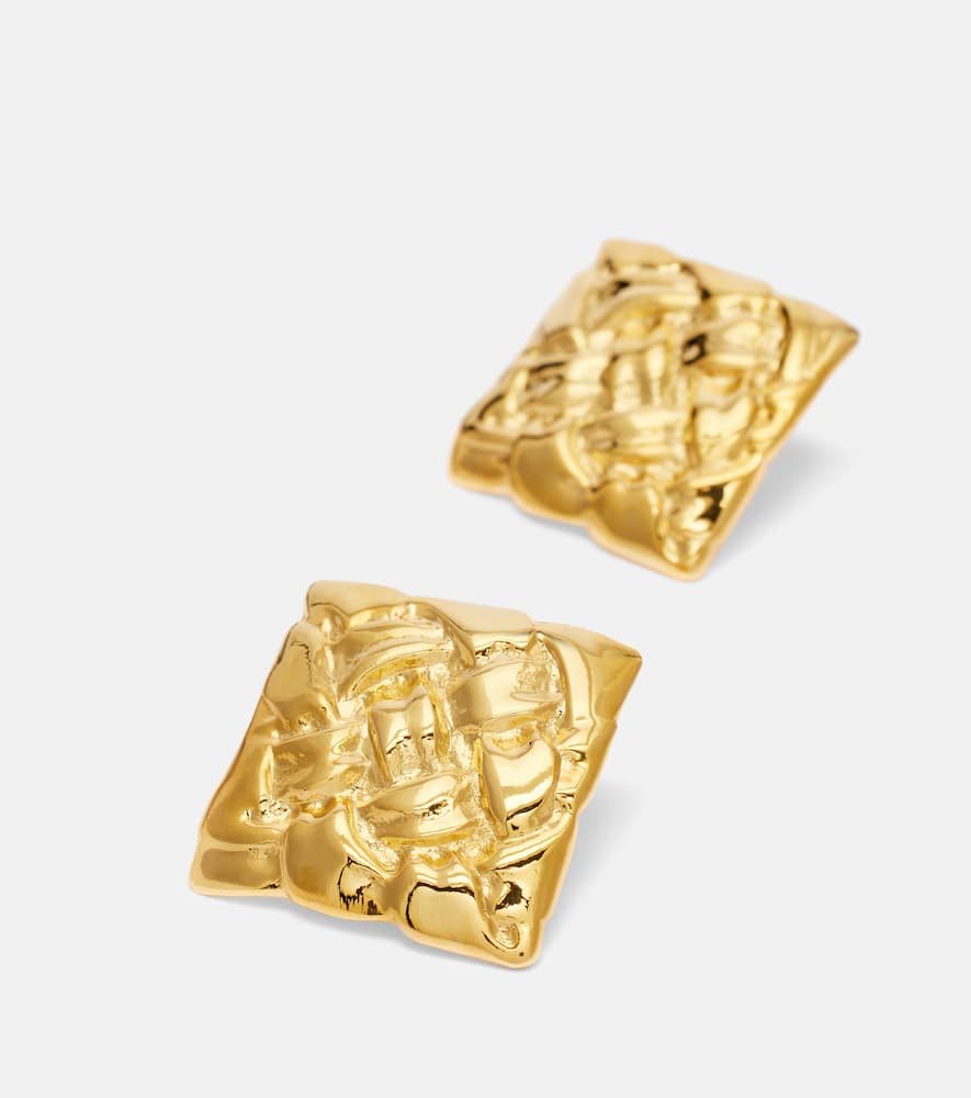 Jennifer Behr Blaine Gold-plated Earrings In Gold