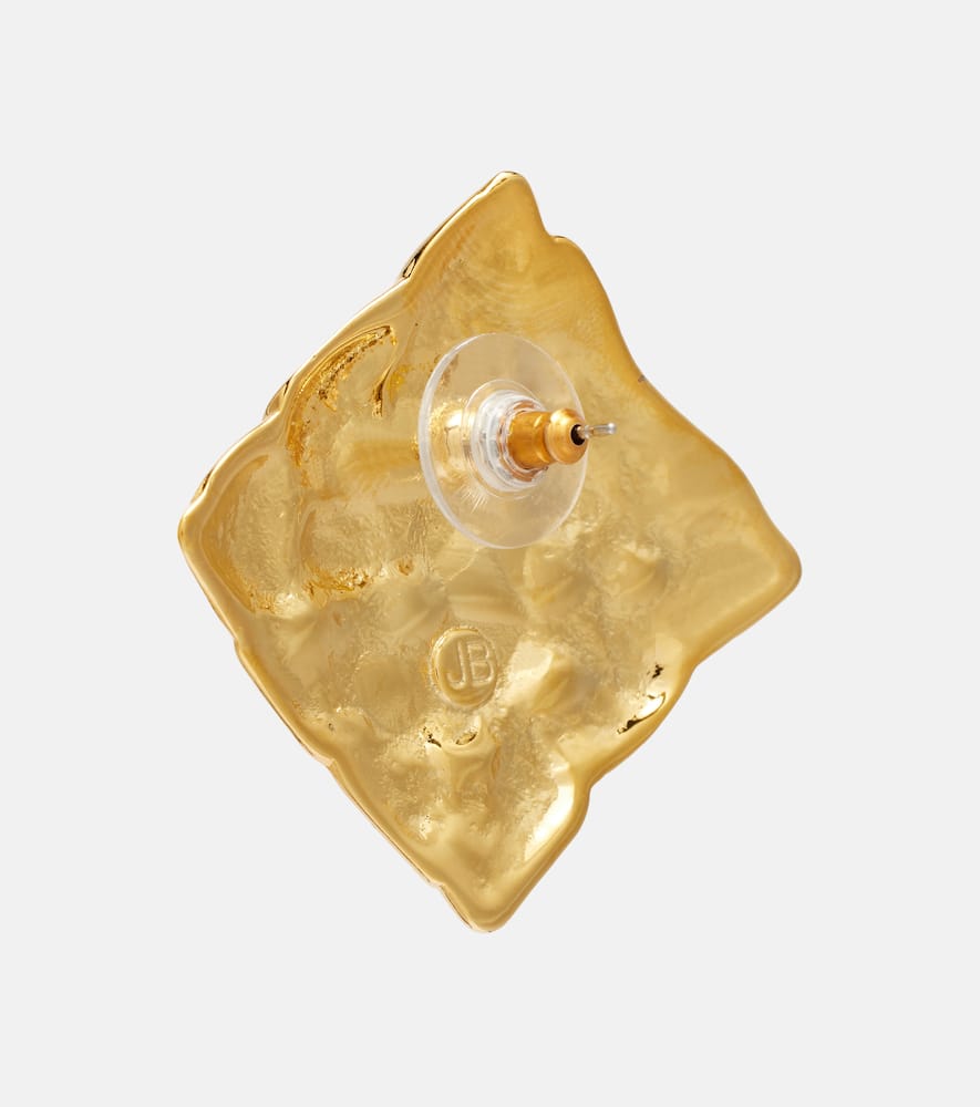 Jennifer Behr Blaine Gold-plated Earrings In Gold