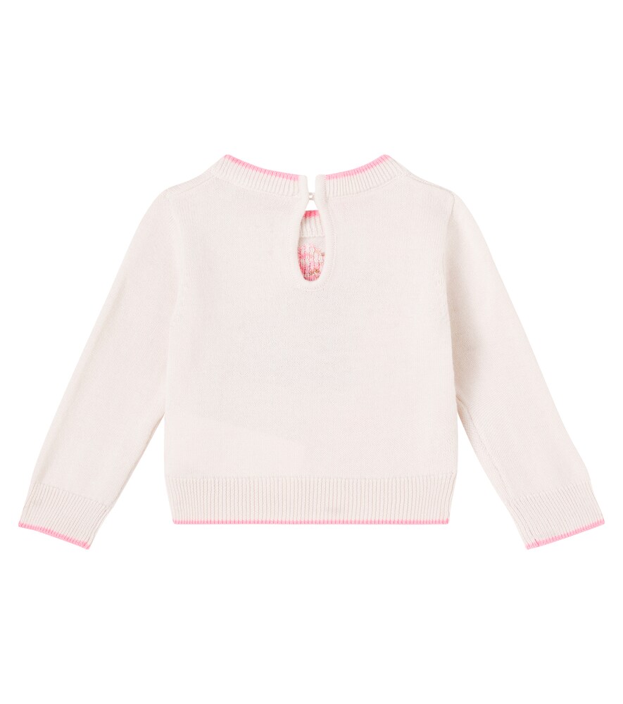  Monnalisa Monnalisa Baby Pullover Aus Baumwolle Und Wolle 