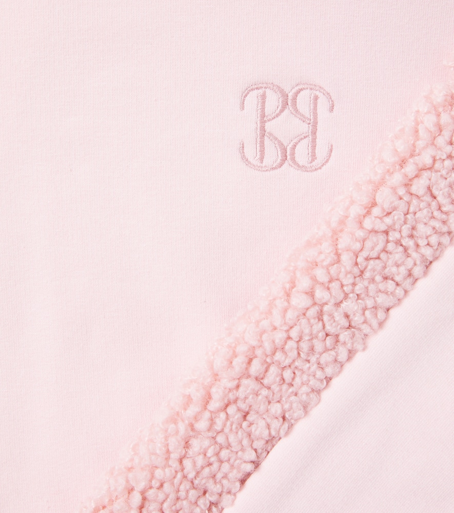 Patachou Cotton-blend Fleece Hoodie And Sweatpants Set In Pink