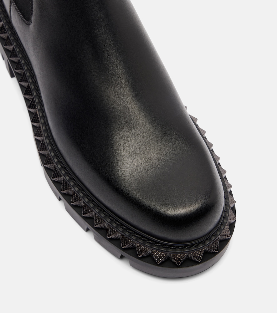 St Emilia Embellished Leather Ankle Boots