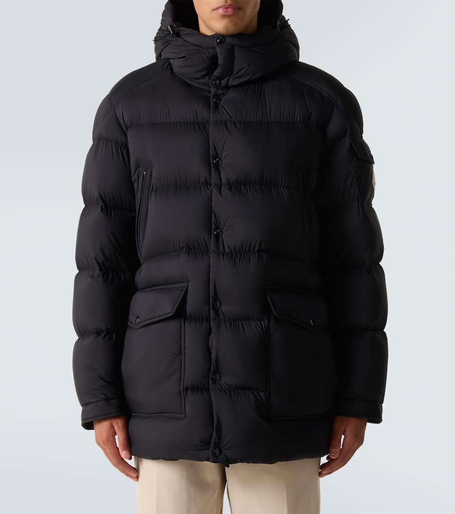 Moncler Bretagne Down Parka In Black