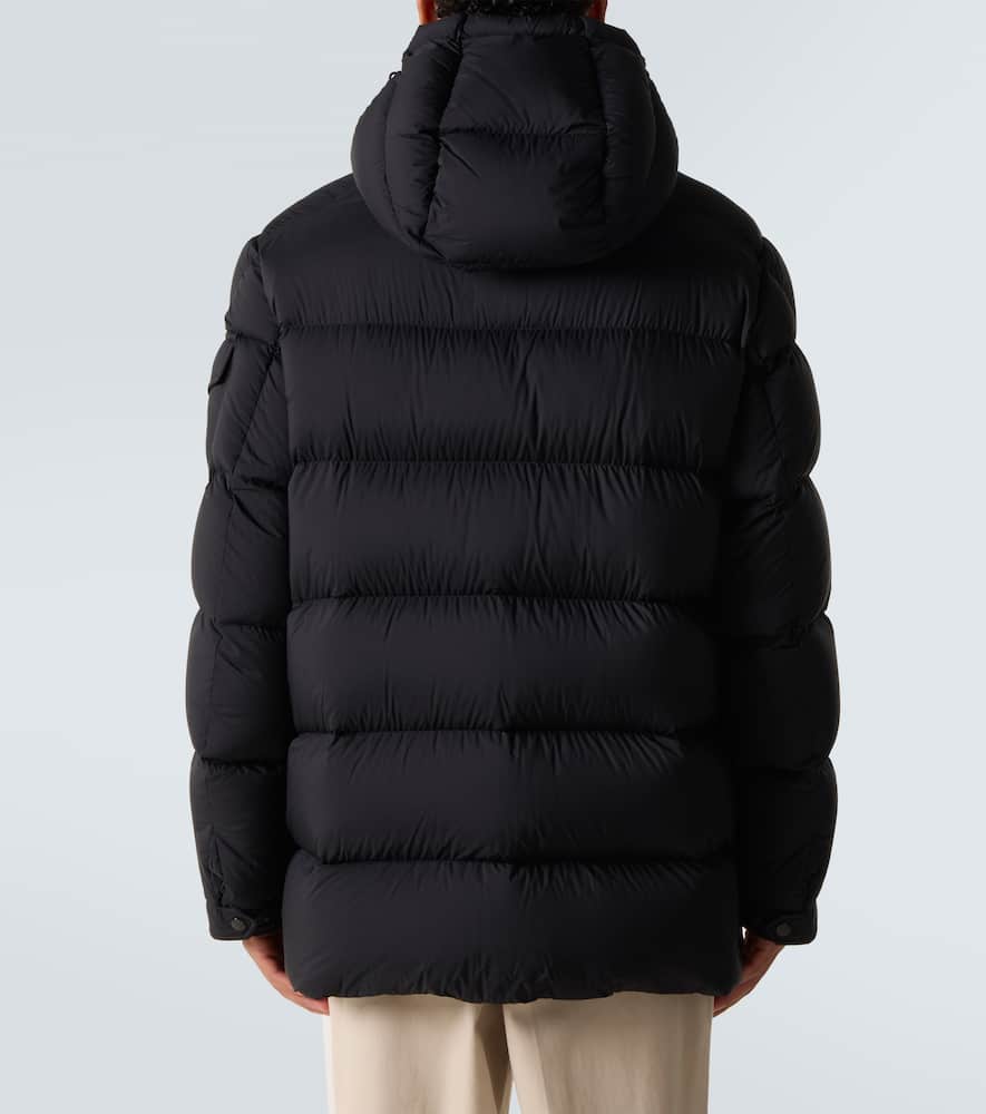 Moncler Bretagne Down Parka In Black