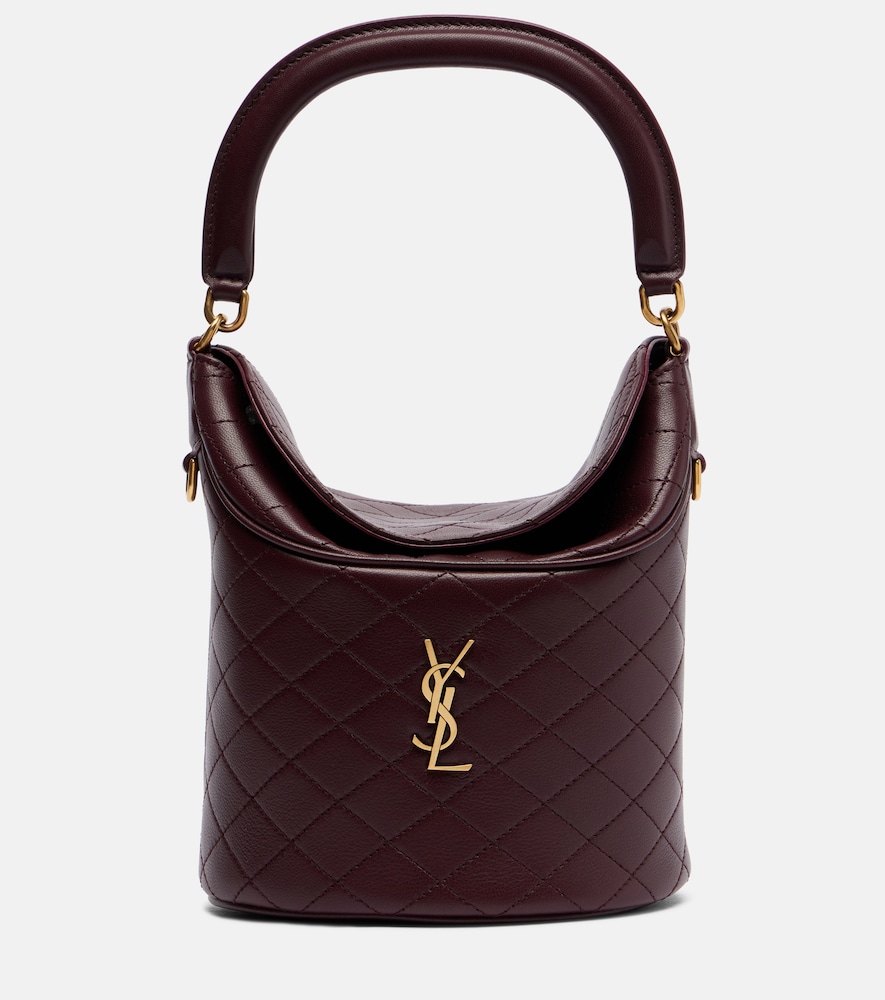 Saint Laurent Gaby leather bucket bag