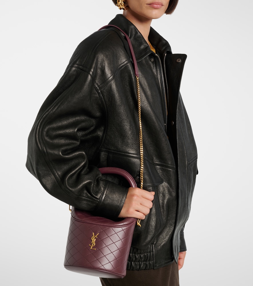 Saint Laurent Gaby leather bucket bag