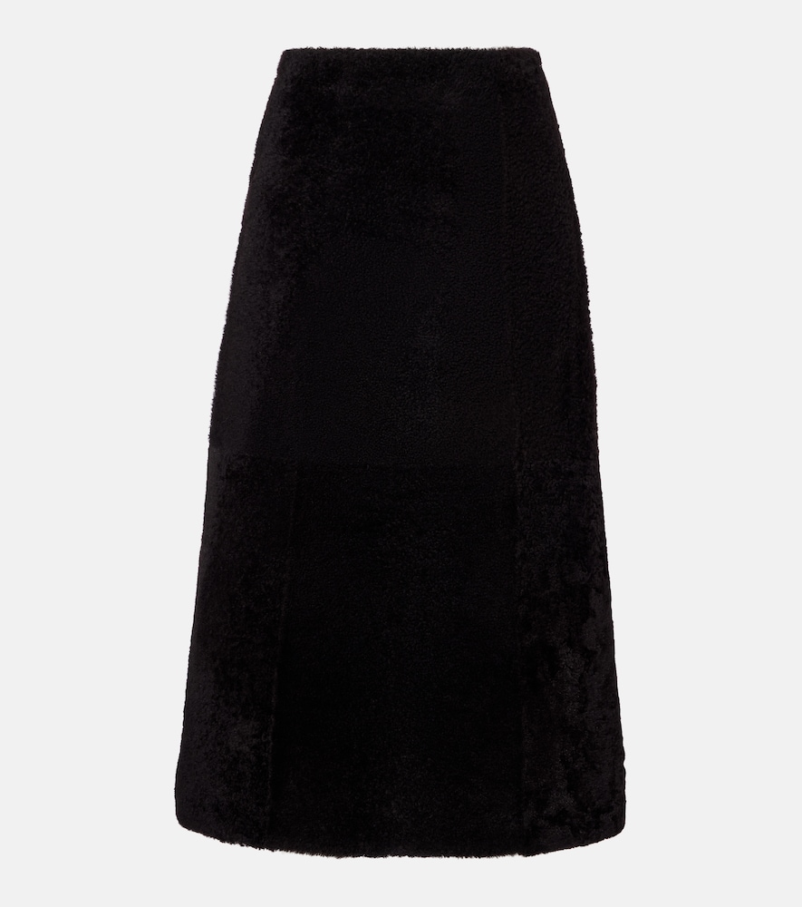 Yves Salomon Shearling maxi skirt