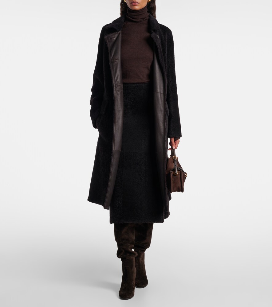  Yves Salomon Yves Salomon Shearling Maxi Skirt 
