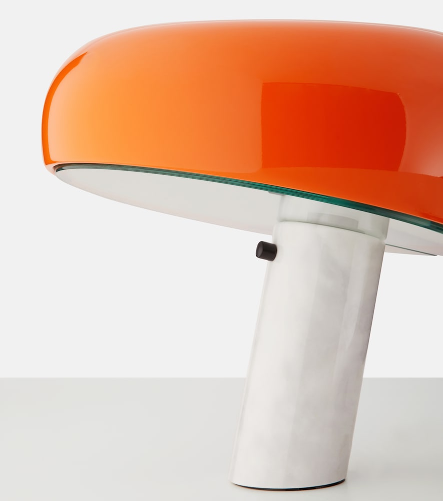  Flos Flos Lámpara De Mesa Snoopy Por Achille Y Pier Giacomo Castiglioni, Enchufe Eu 