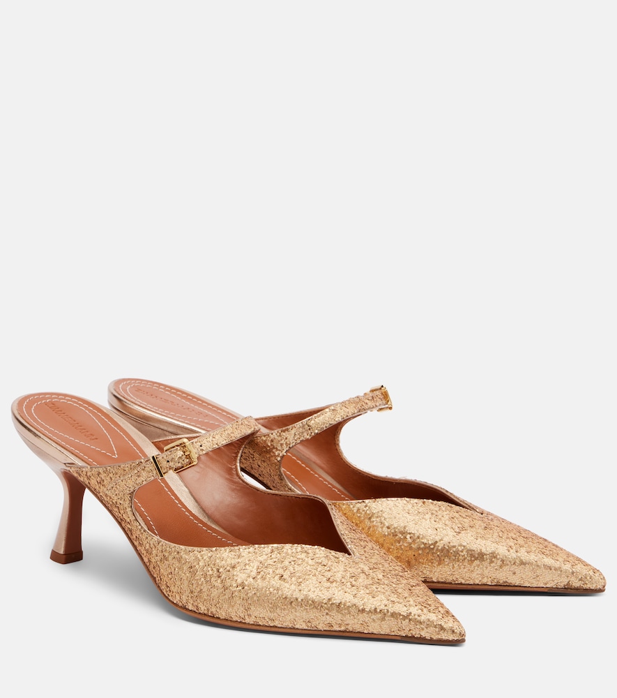 Zimmermann Aura 65 glitter mules