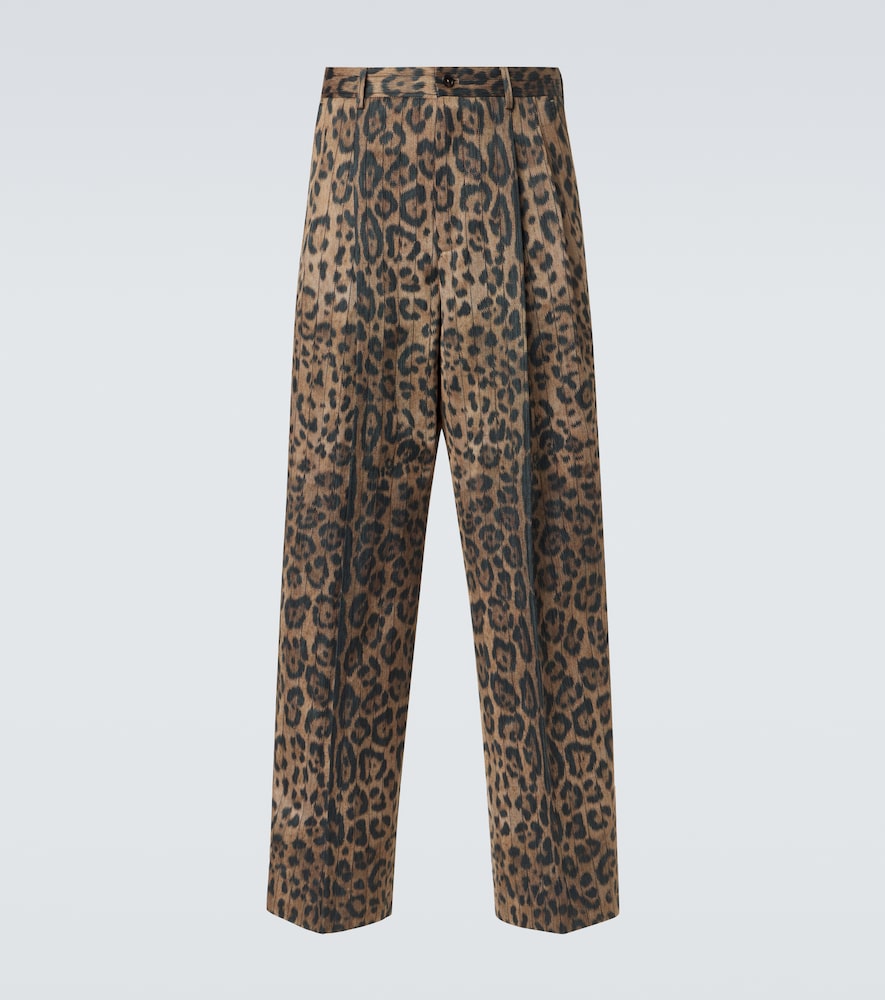 Dolce & Gabbana Cotton-blend straight pants