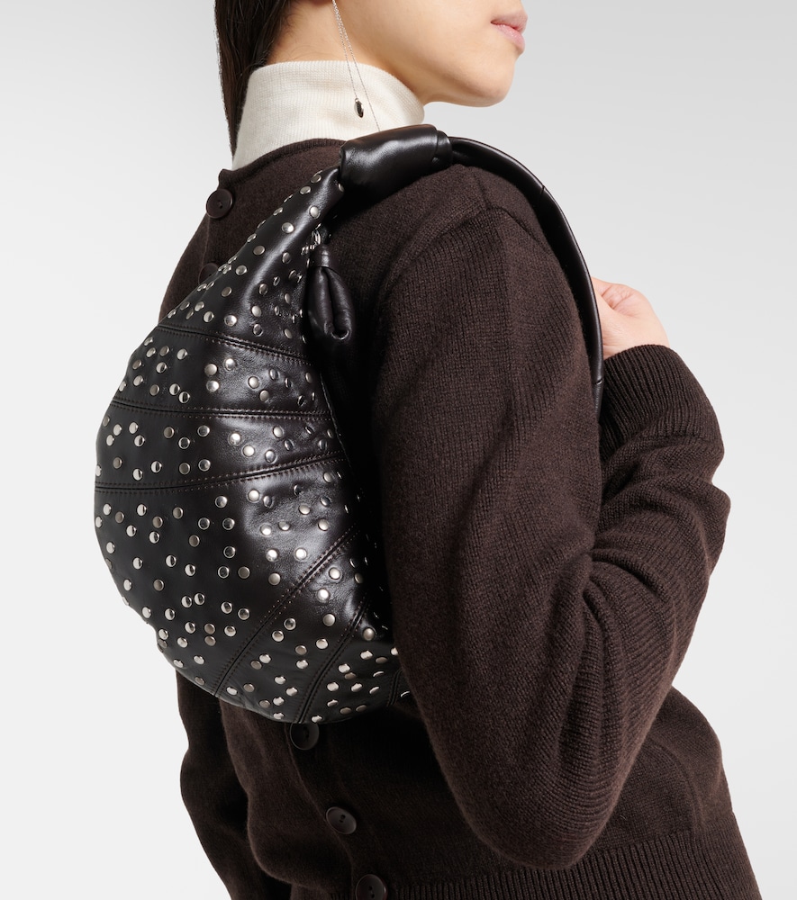 Lemaire Croissant Large leather shoulder bag
