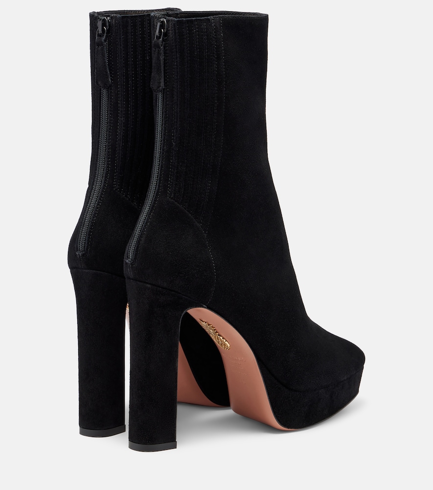 Martine 110 Suede Platform Ankle Boots