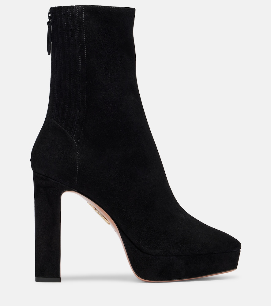 Martine 110 Suede Platform Ankle Boots