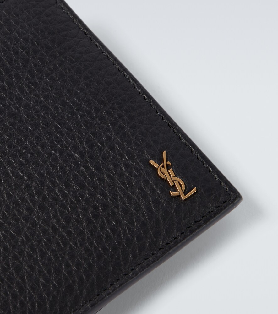  Saint Laurent Saint Laurent Tiny Cassandre East/west Leather Wallet 