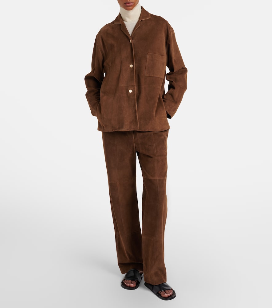  The Row The Row Janine Suede Shirt 