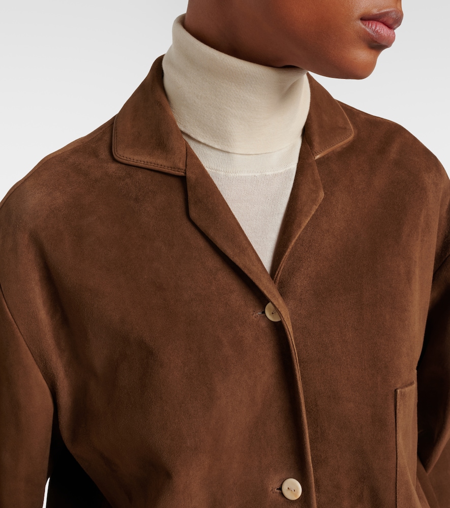  The Row The Row Janine Suede Shirt 