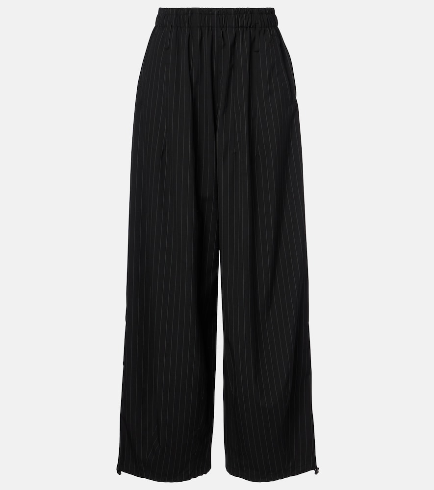 The Frankie Shop Oakdale pinstripe wide-leg pants
