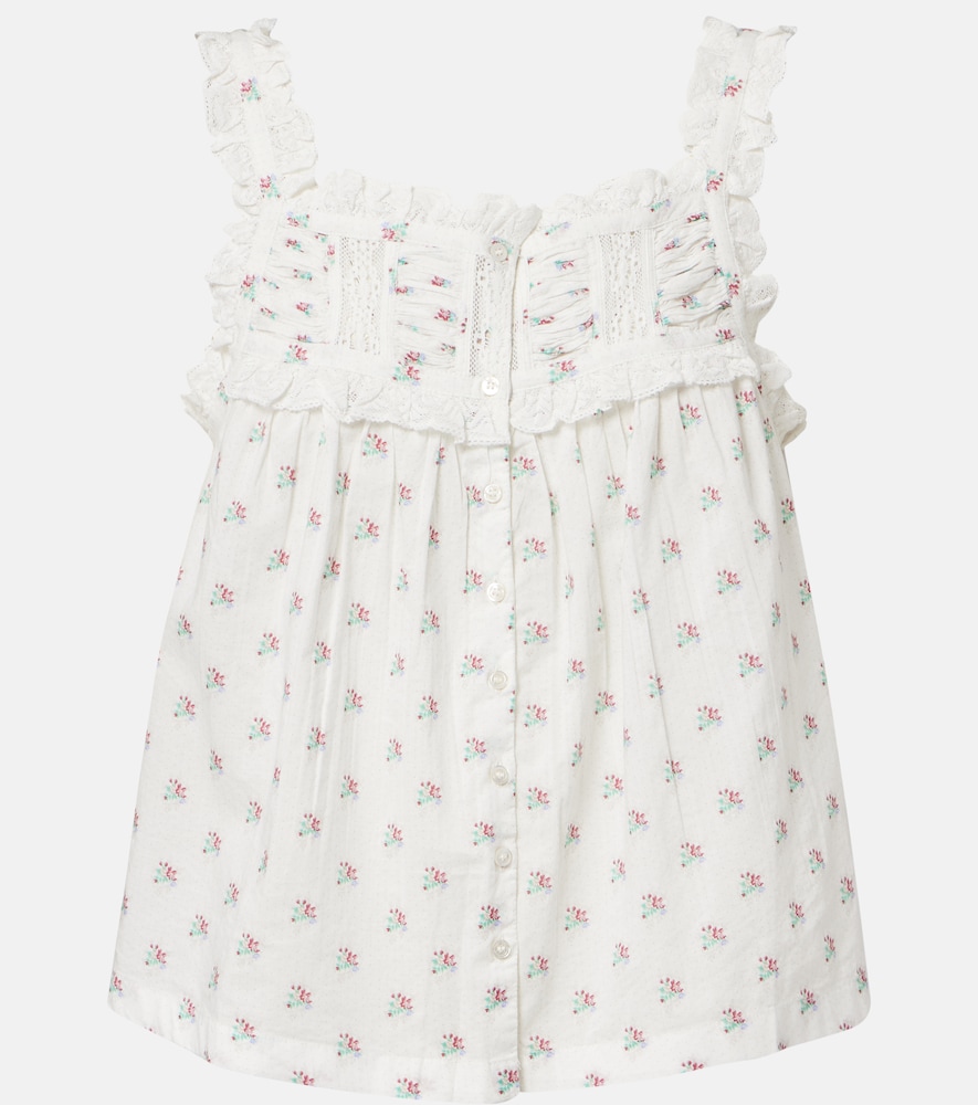 Doen Dôen Fidella floral lace-trimmed cotton top | Thumbnail 6 Doen Dôen Fidella floral lace-trimmed cotton top | Thumbnail 6