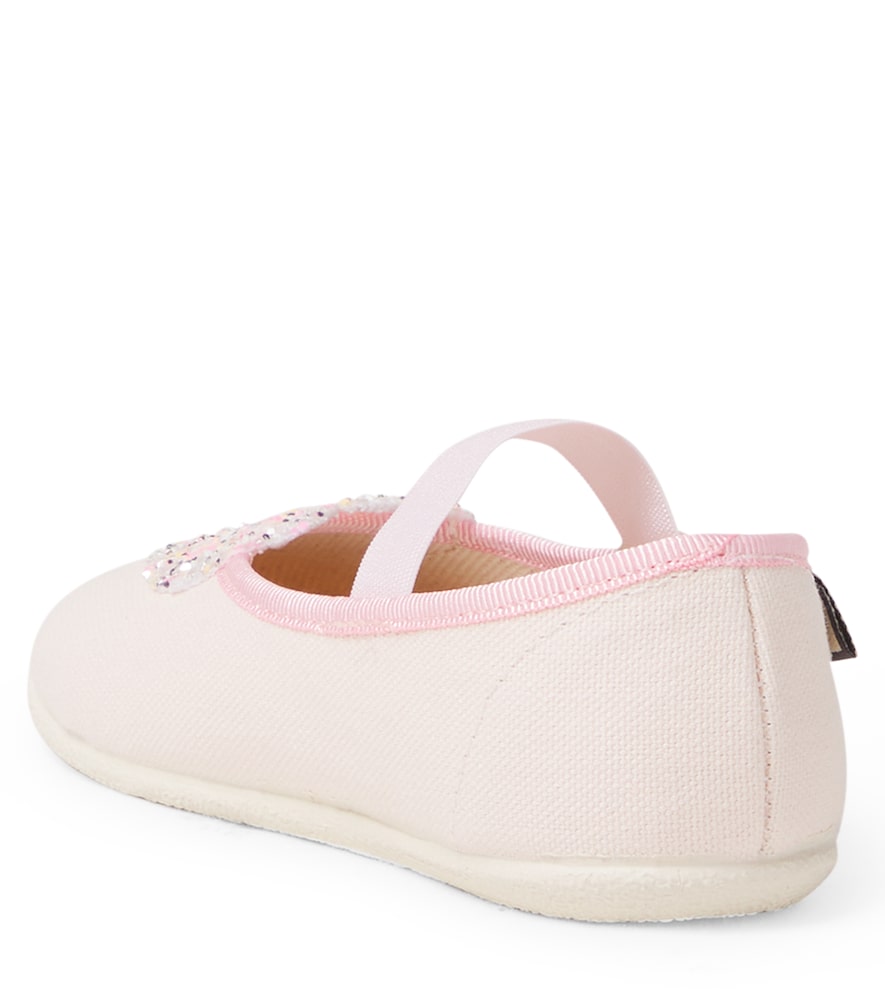  Bonton Bonton Mary-jane-ballerinas Sarra Aus Canvas Mit Glitter 