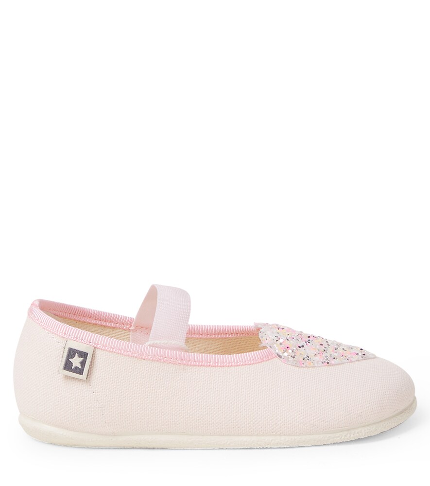  Bonton Bonton Mary-jane-ballerinas Sarra Aus Canvas Mit Glitter 