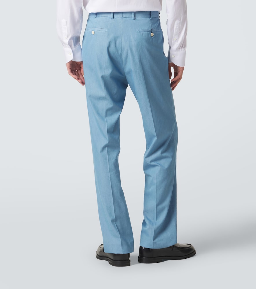  Dunhill Dunhill Pleated Straight Cotton Suit Pants 