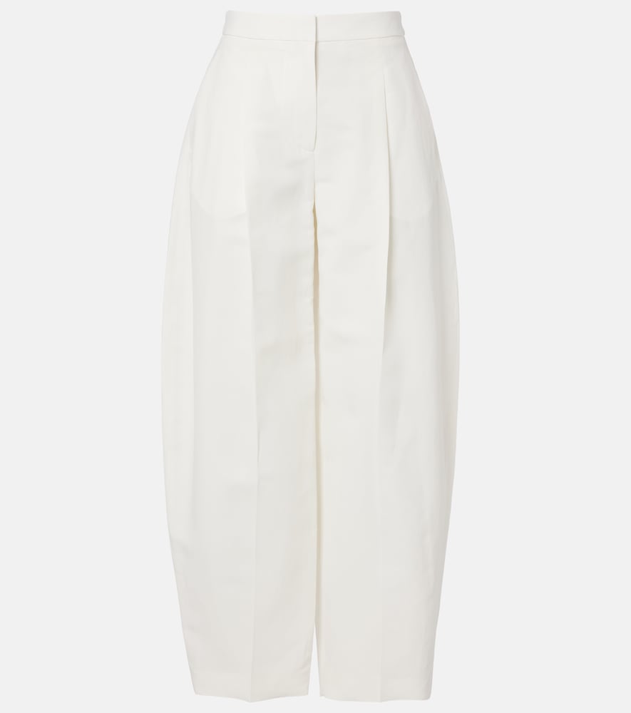 Alaia Donna Ala簿A Pantaloni A Gamba Larga Bianco It Taglia 40- Mytheresa