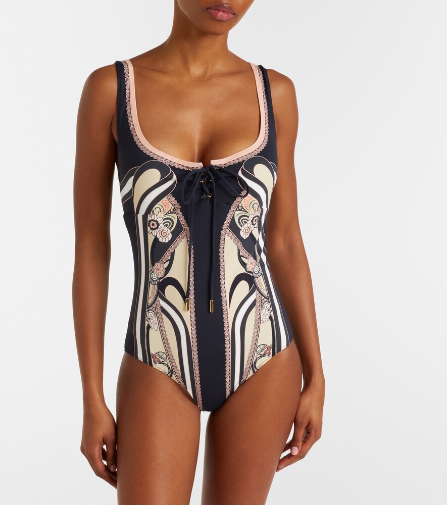 La DoubleJ Sunset printed swimsuit
