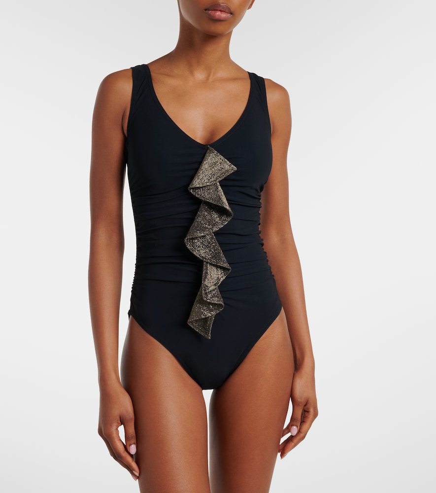 Karla Colletto Helena ruffled swimsuit