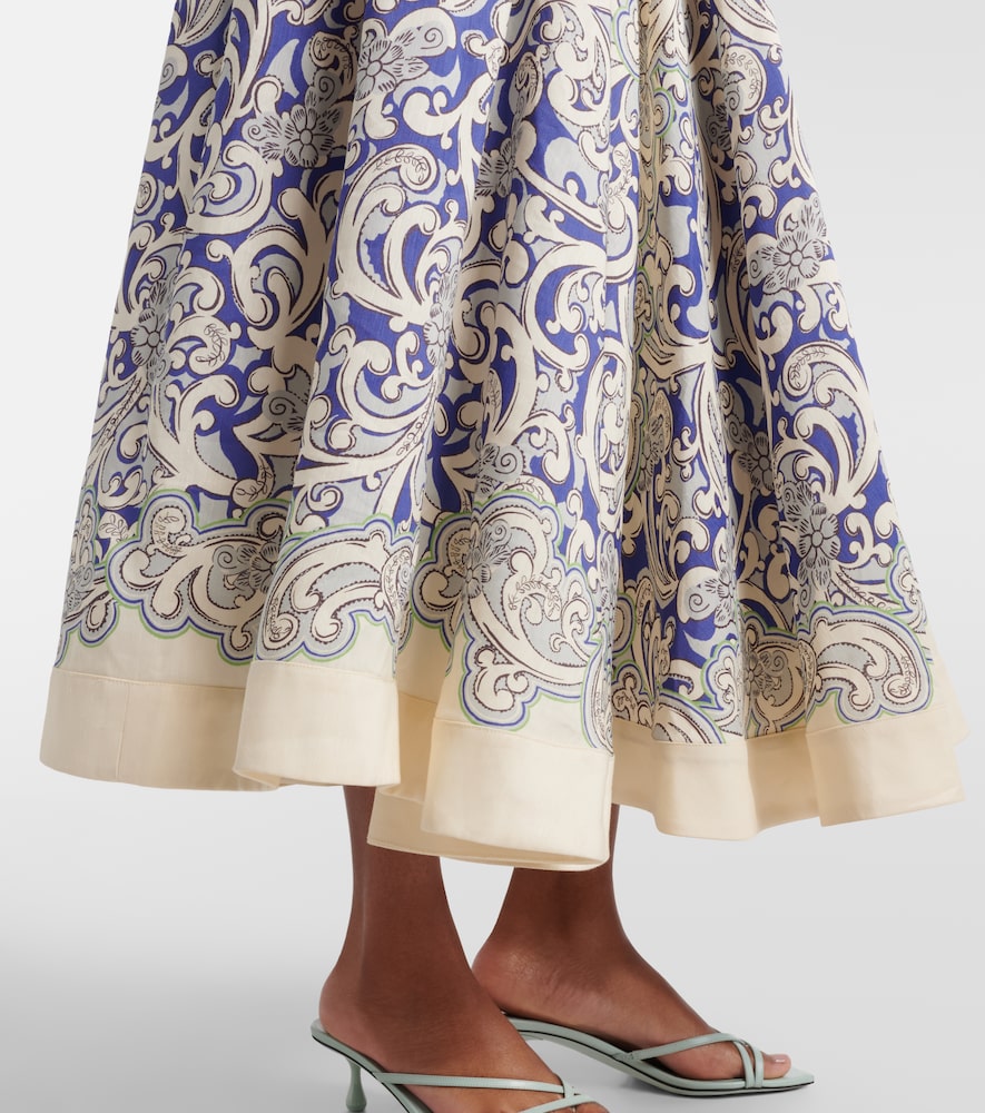  Alemais Alémais Midikleid Aus Einem Leinengemisch 